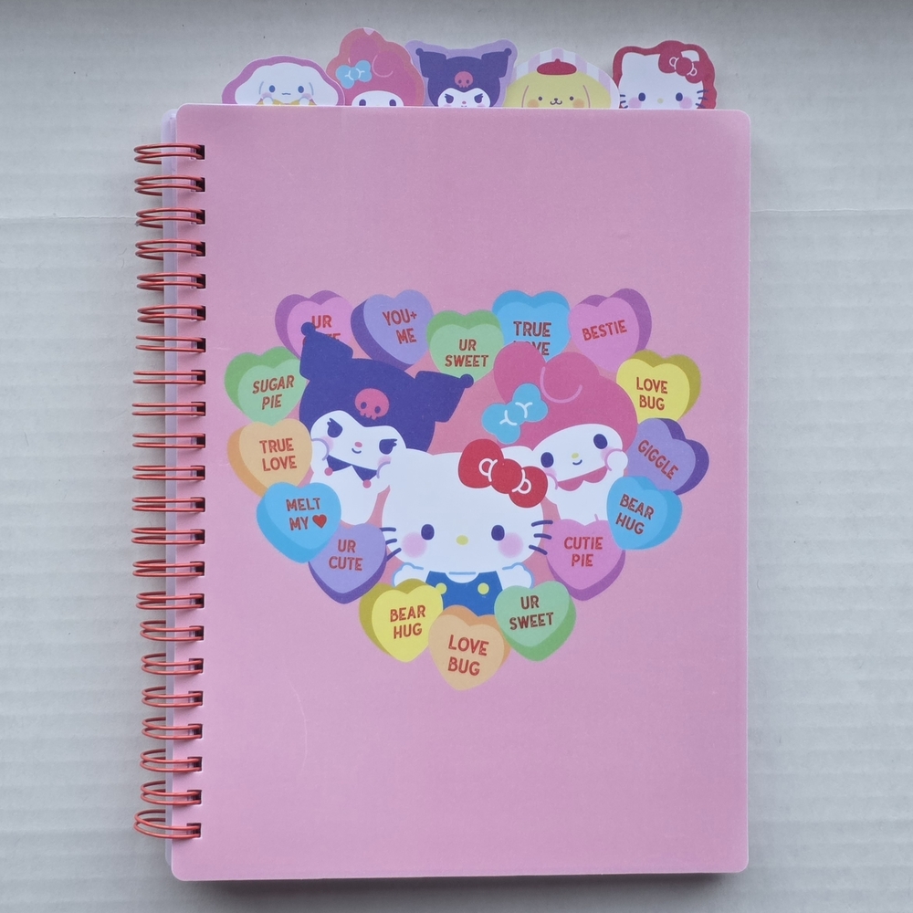 Pink Hello Kitty Spiral Notebook